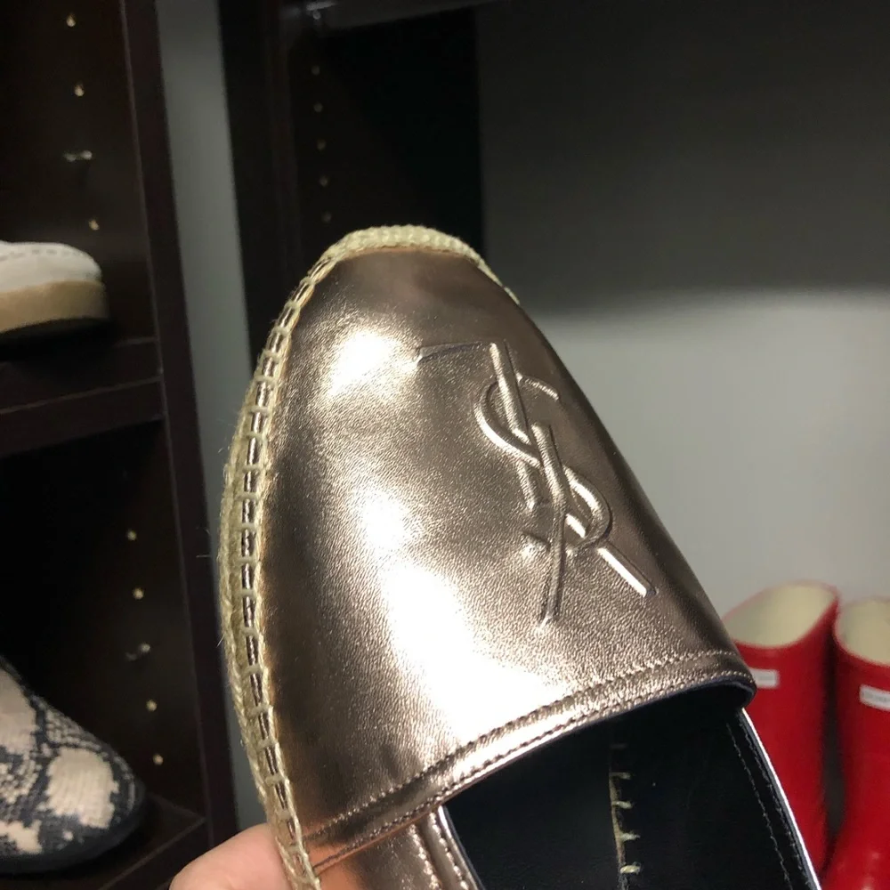 Saint Laurent ysl blush espadrilles- 40